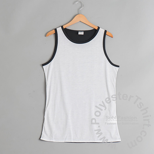 Black and White Youth Sleeveless Tank Top