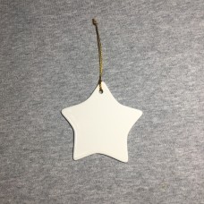 Ceramic Christmas Ornaments Star