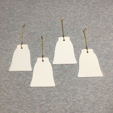 4pcs Ceramic Christmas Ornaments Pouch